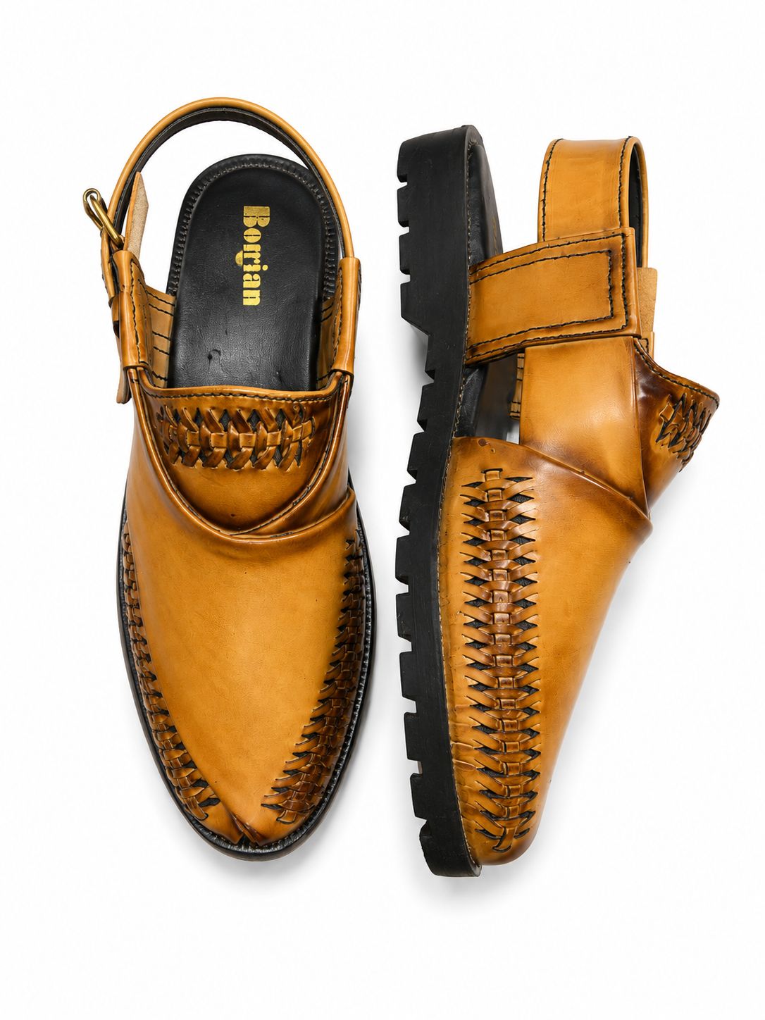 Premium Brown Peshawari Chappal – Traditional & Stylish