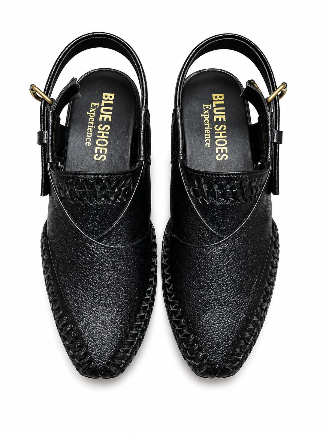 Premium Black Peshawari Chappal – Classic Handcrafted Style
