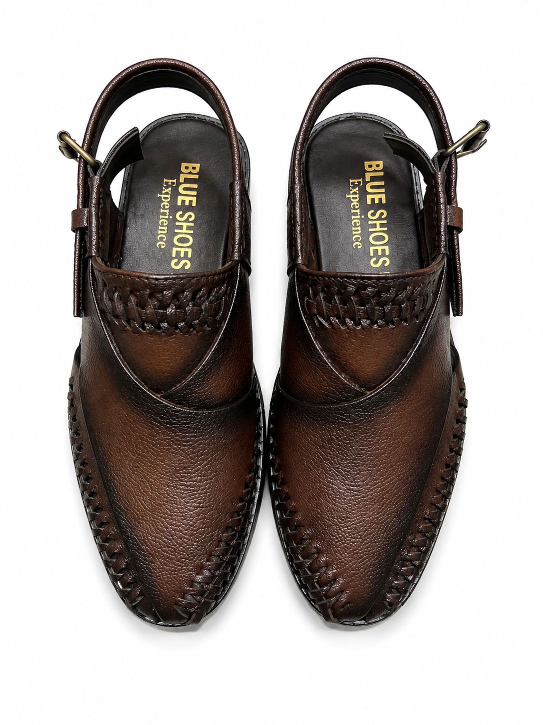 Premium Handcrafted Brown Leather Peshawari Chappal