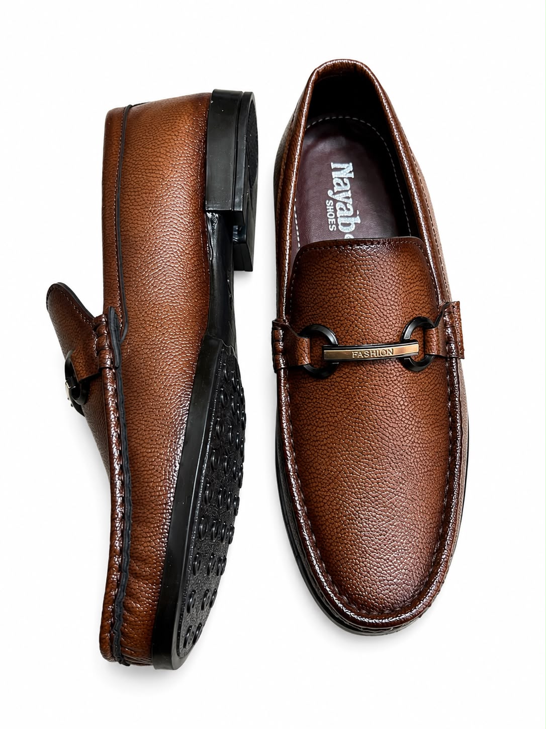 Classic Tan Leather Slip-on Shoes